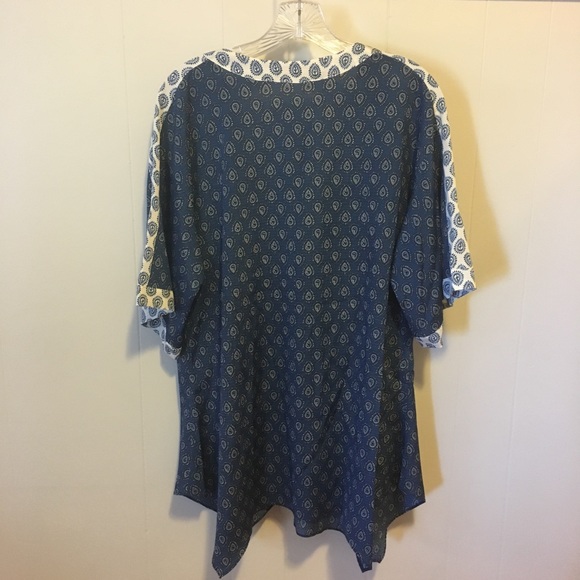 Rachel Zoe Pea in a Pod Boho Tunic Top 0076 - Picture 2 of 13